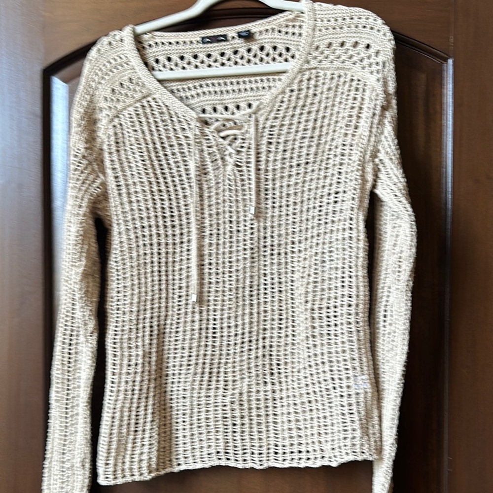 Khaki Summer Sweater. 100% cotton